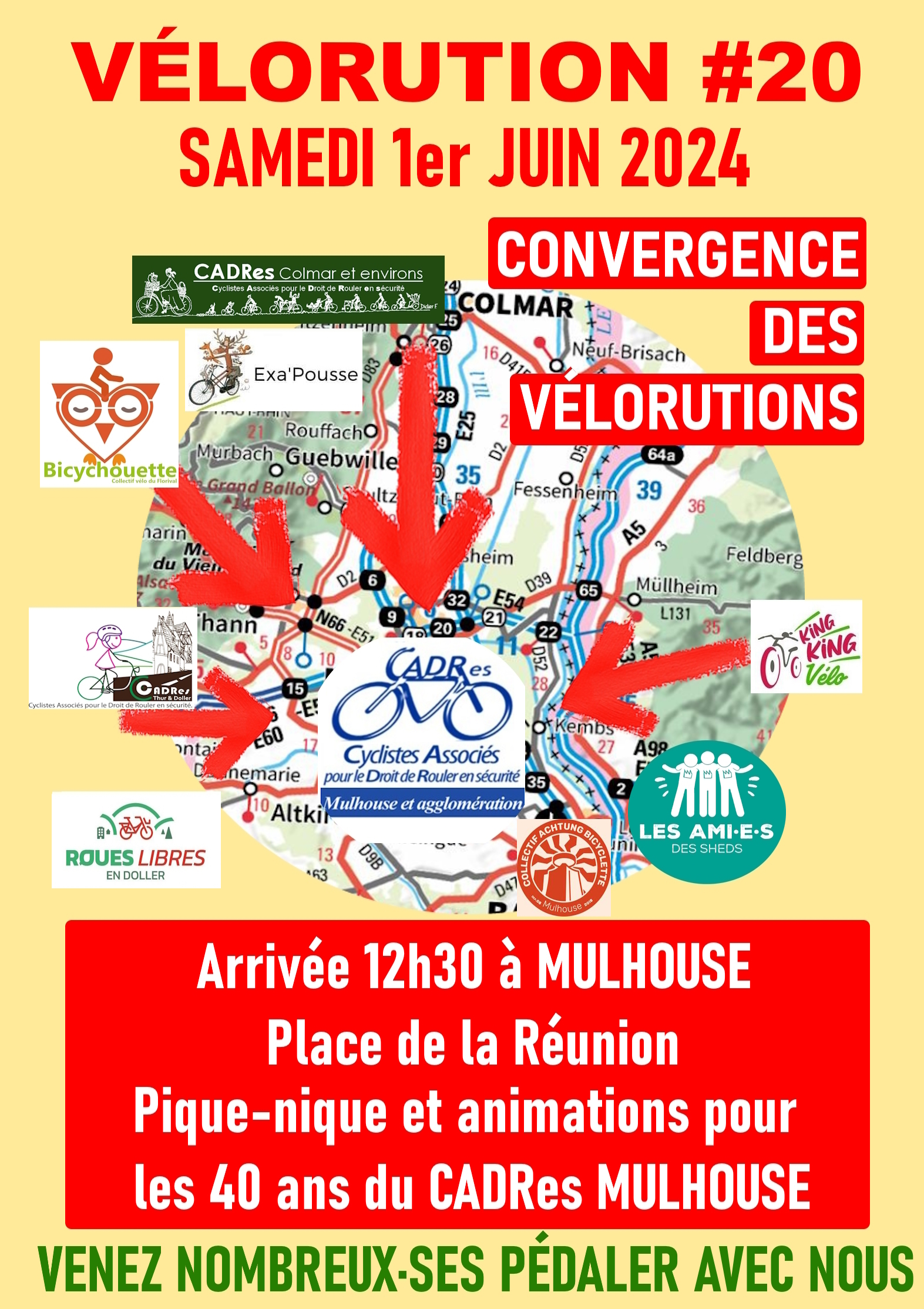 You are currently viewing Convergence des vélorutions samedi 1er juin !