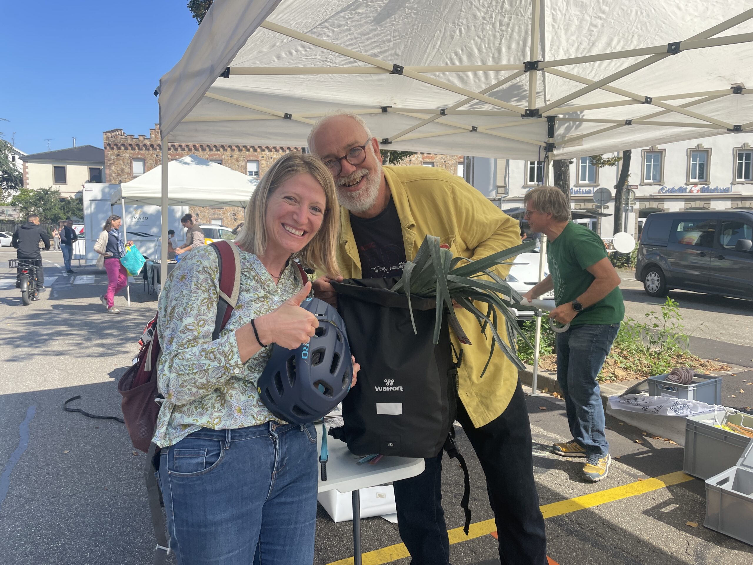 Lire la suite à propos de l’article Faire ses courses à vélo, au marché de Saint Joseph !